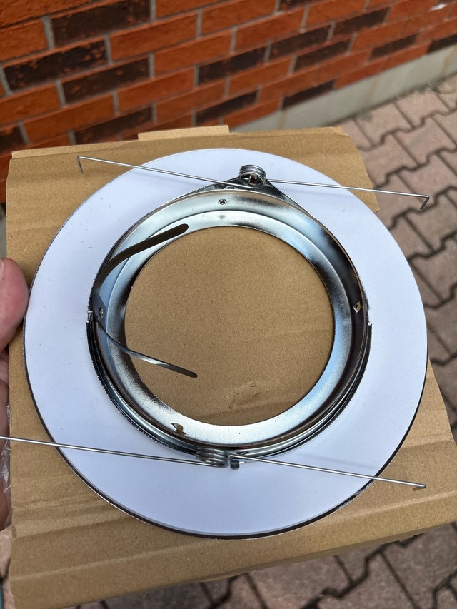 Elitco Lighting RE318CH chrome pot light trim gimbal - photo 4