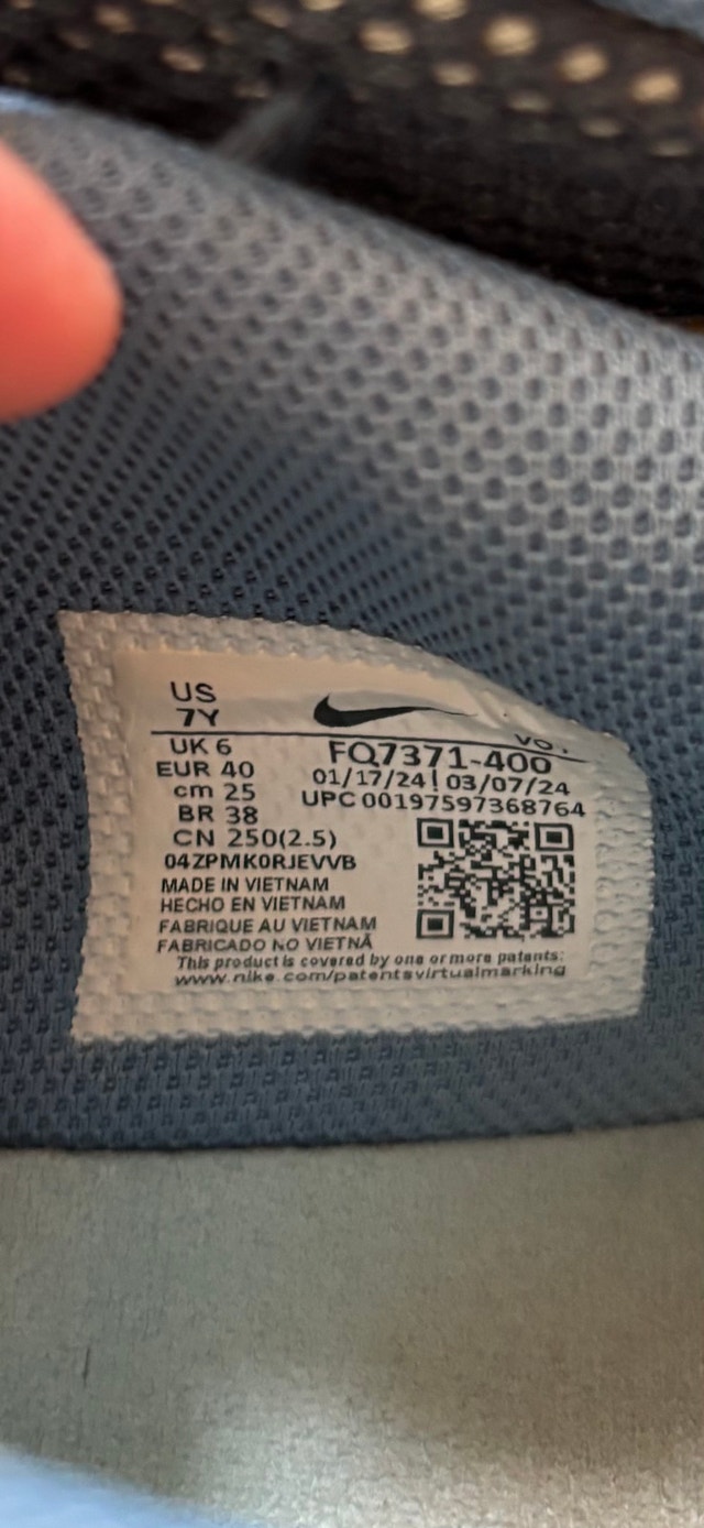 Nike Ja 1 SE GS "Mystic Navy" Basketball Shoes – Size 7Y - photo 5
