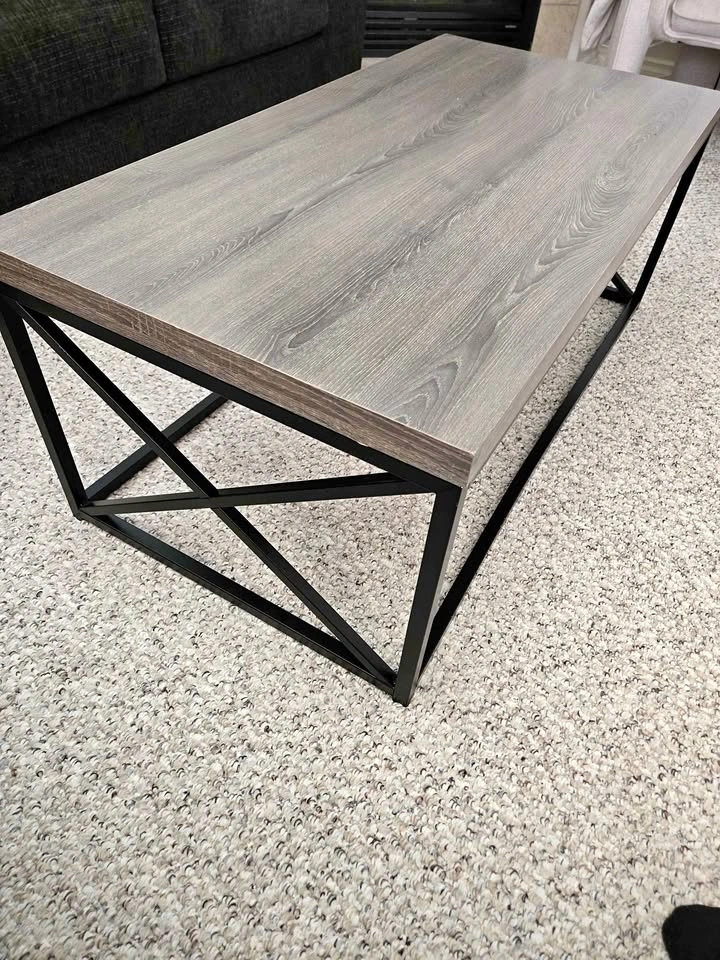 Rustic coffee table set