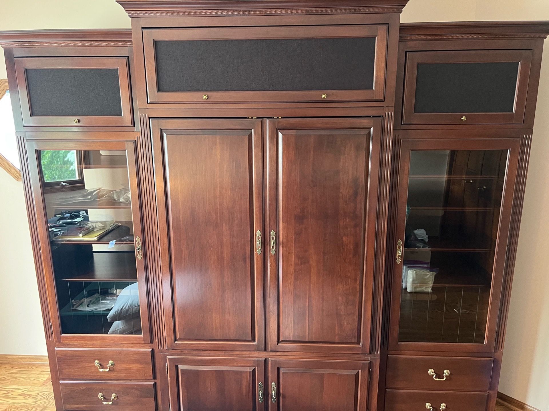 ETHAN ALLEN HOME THEATER CABINETS