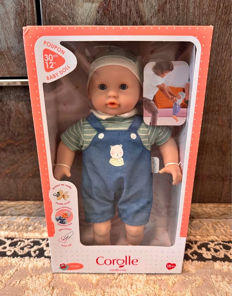 Corolle Bébé Calin Maël Baby Doll – 12” Soft Baby Doll