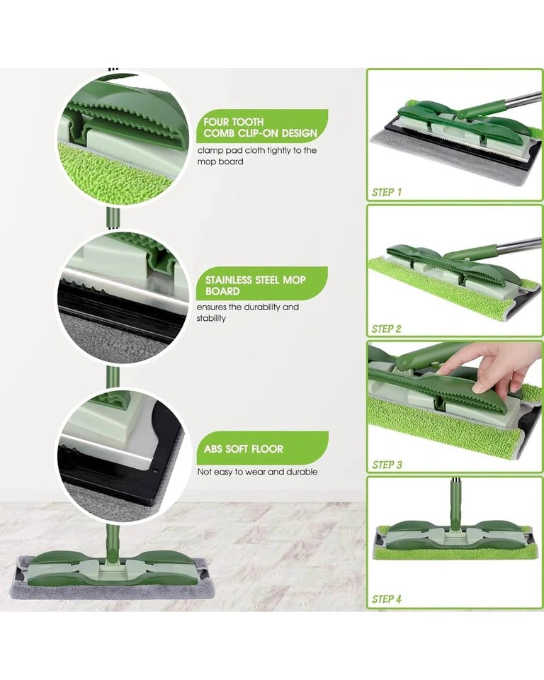 Brand New MASTERTOP Microfiber Flat Floor Mop Set - photo 5
