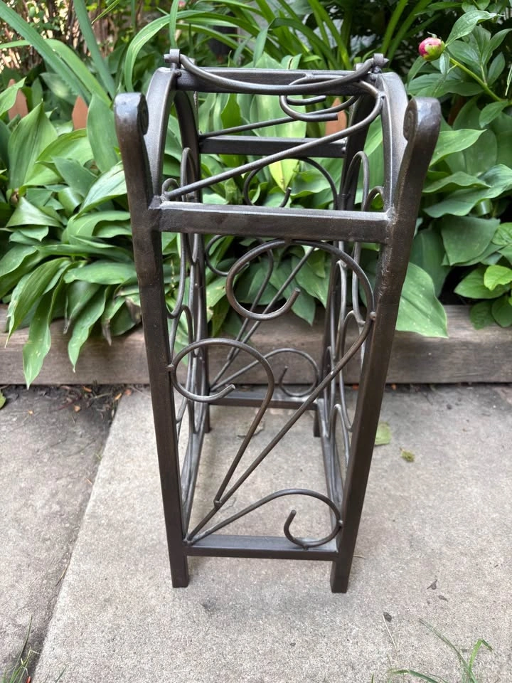 Wrought Iron 6-Bottle Wine Rack - photo 4