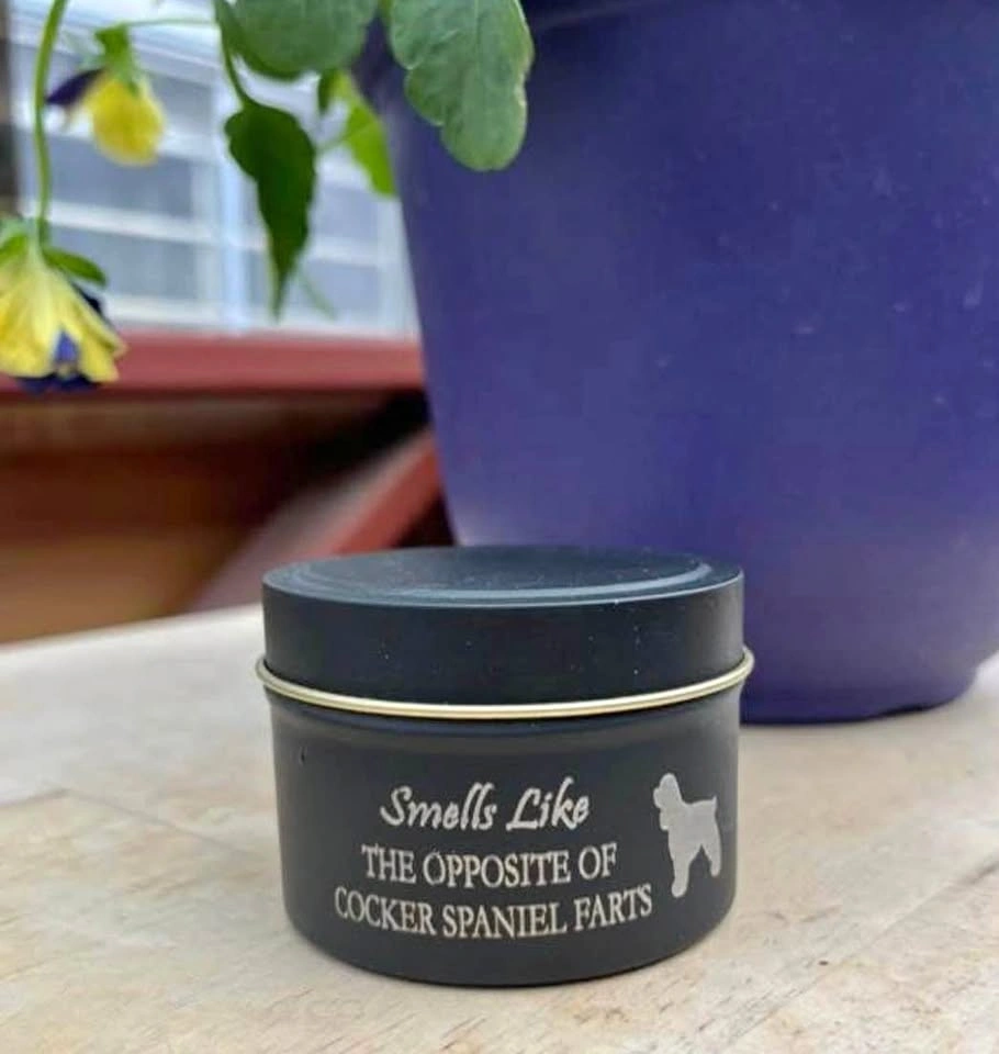 Custom made funny laser engraved candles