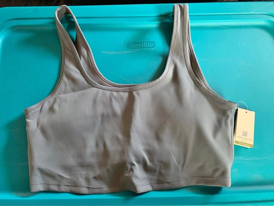 Top with built in sports bra