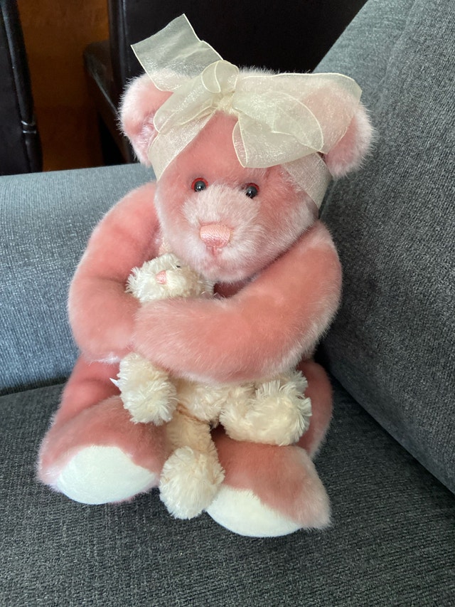Gund Pink Teddy Bear with Backpack