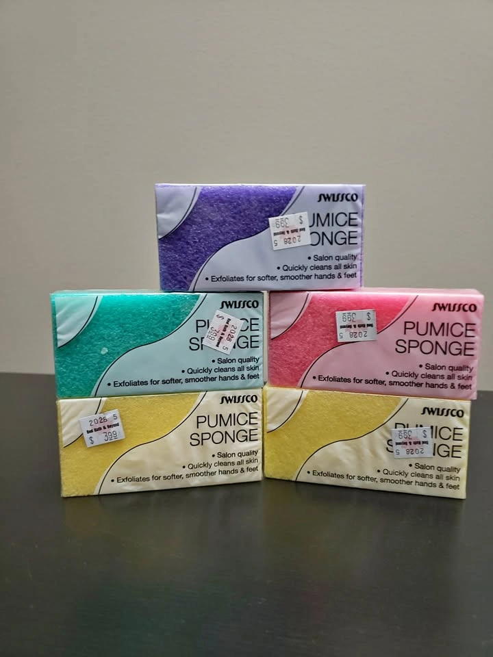 NEW! 5 Swissco Pumice Sponges For Hands and Feet