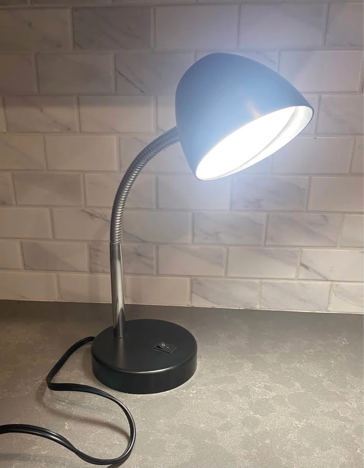 Black Gooseneck Desk Lamp - photo 3