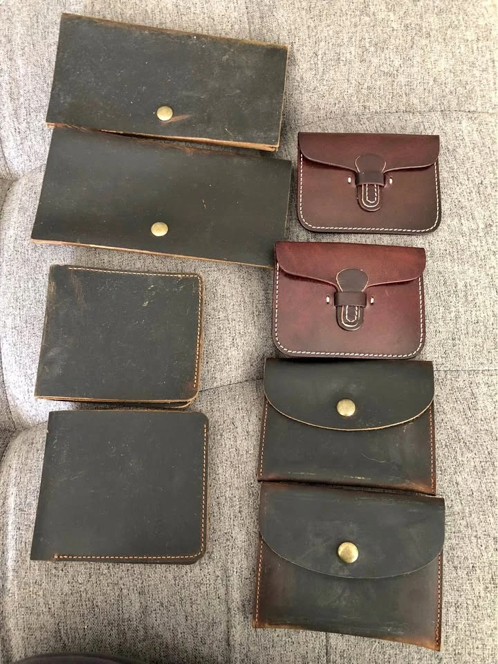 Assorted Leather Wallets and Pouches