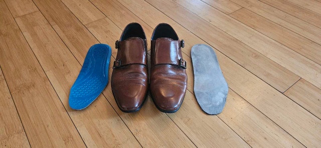 Steve Madden Brown Monk Strap Shoes 8.5