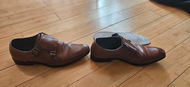 Steve Madden Brown Monk Strap Shoes 8.5 - photo 3