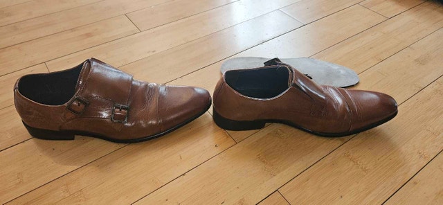 Steve Madden Brown Monk Strap Shoes 8.5 - photo 4