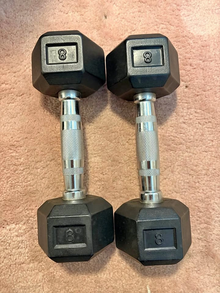 8 lb + 2 lb Dumbbells Set