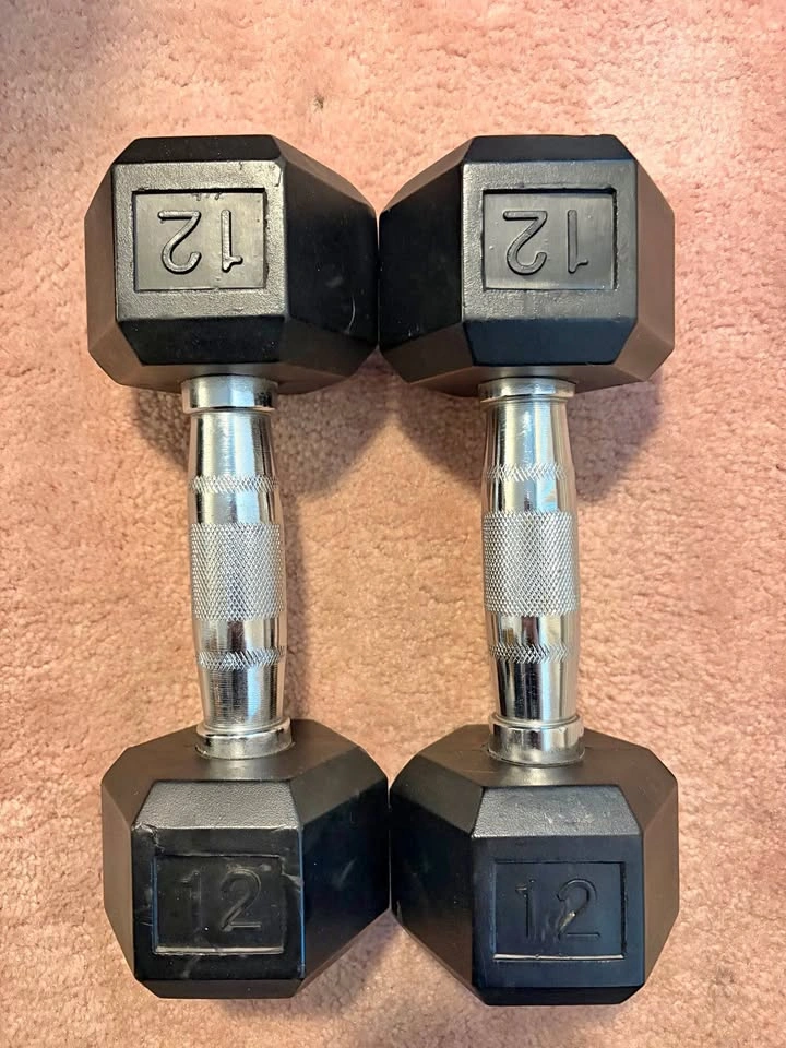 12 lb Dumbbells (x2)