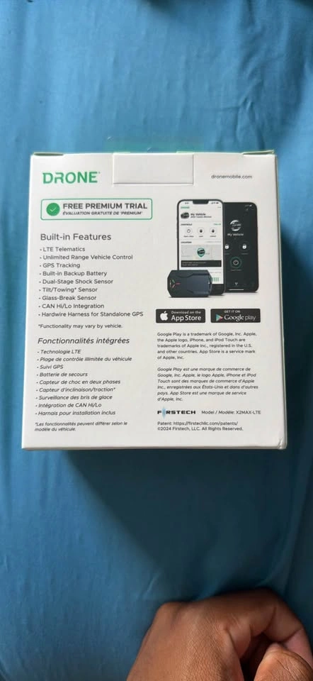 Drone Mobile X2-MAX-LTE Remote Start, GPS, Sensor & Battery - photo 2