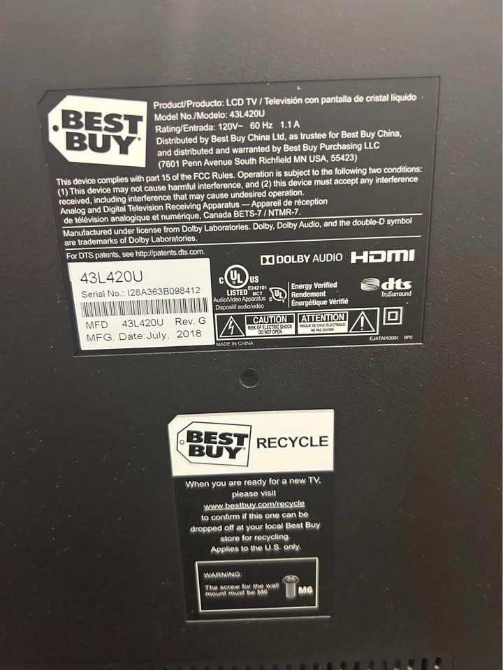 Toshiba 43L420U 43-inch LED TV - photo 2