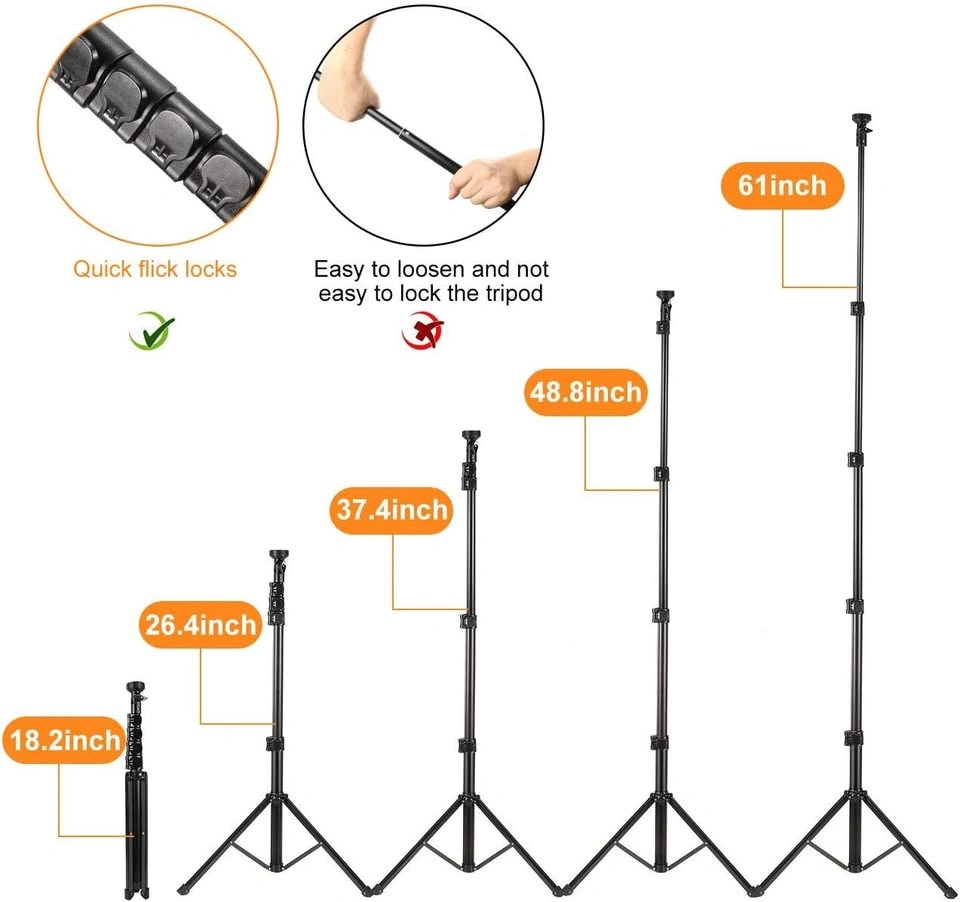 LED Ring Light, 10" Selfie Ring Light with Tripod Stand - photo 3