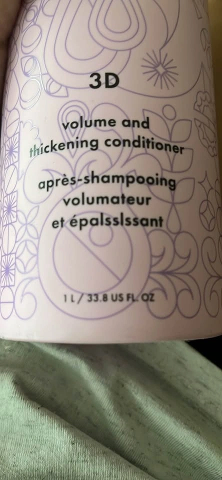 Amika volume and thickening conditioner 3D 1 litre new - photo 4