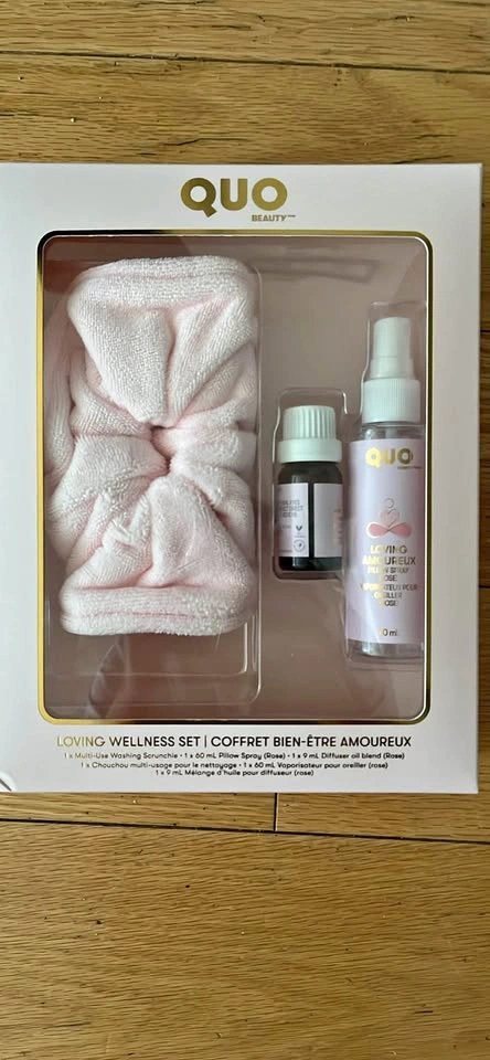 Quo beauty wellness gift set new and sealed