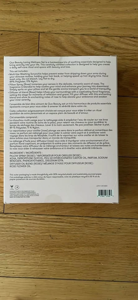 Quo beauty wellness gift set new and sealed - photo 2