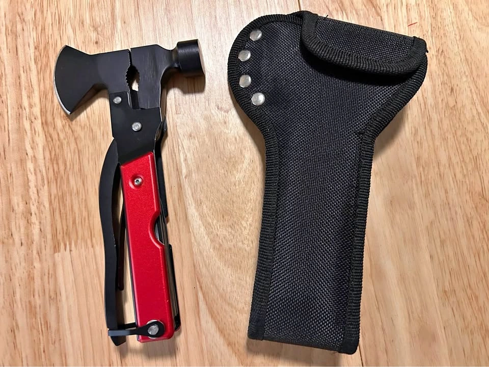 Multi-Tool Hatchet with Sheath