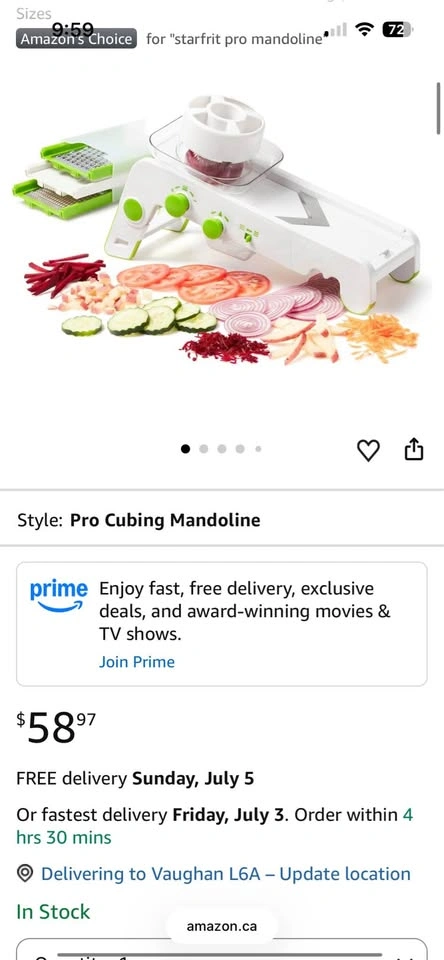 Starfrit Pro Mandoline - photo 2