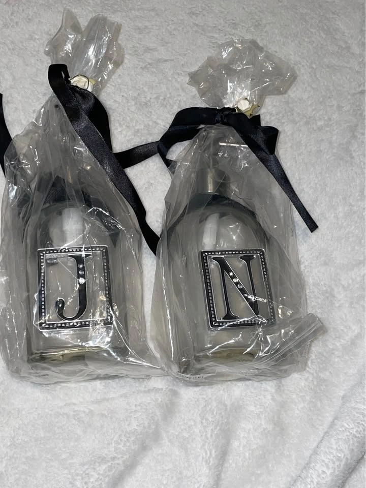 Monogrammed Glass Soap Dispensers - Set of 4 - photo 3