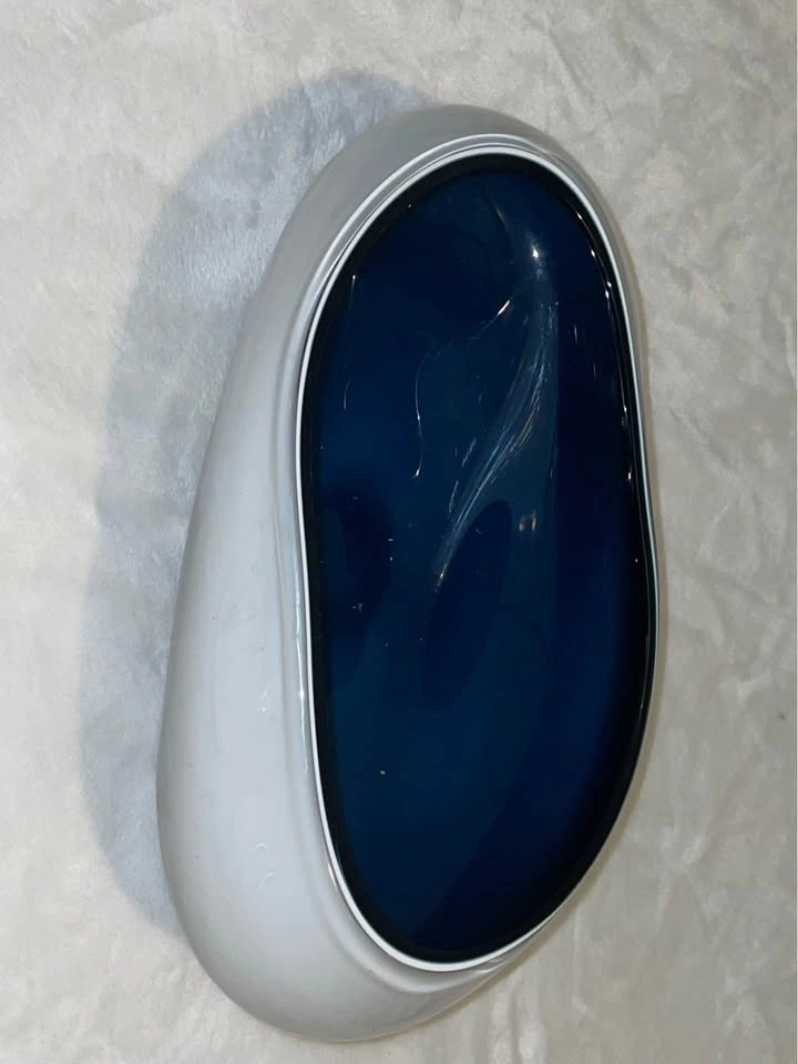 Tozai Blue and White Ceramic Decorative Bowl with Orbs - photo 3