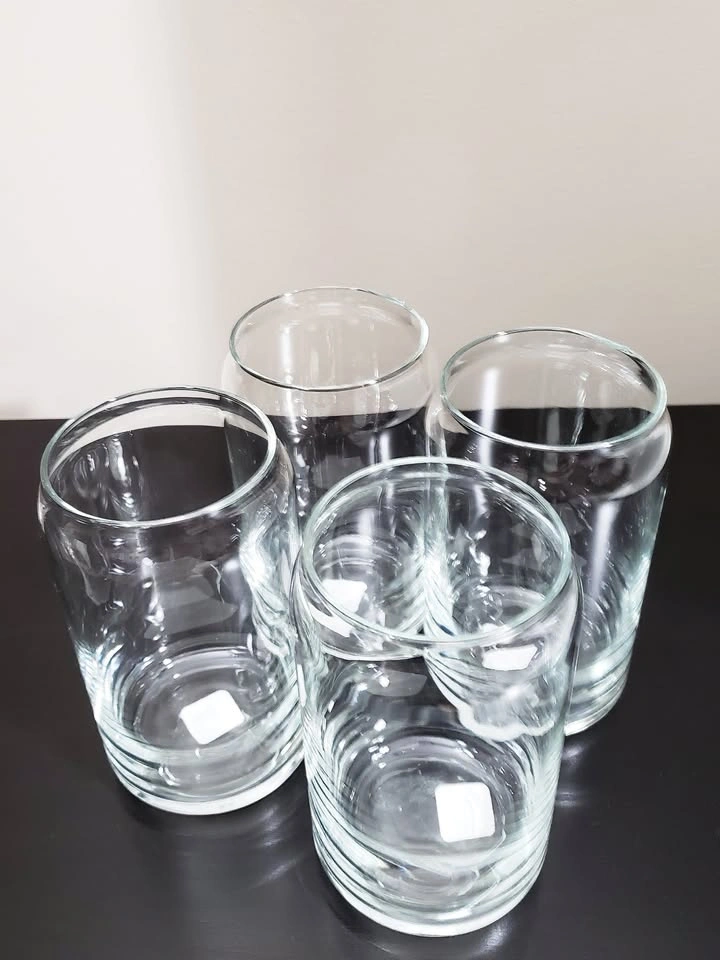 BRAND NEW! 4 Beer Can Glasses 16 oz (Engravable glass) - photo 2