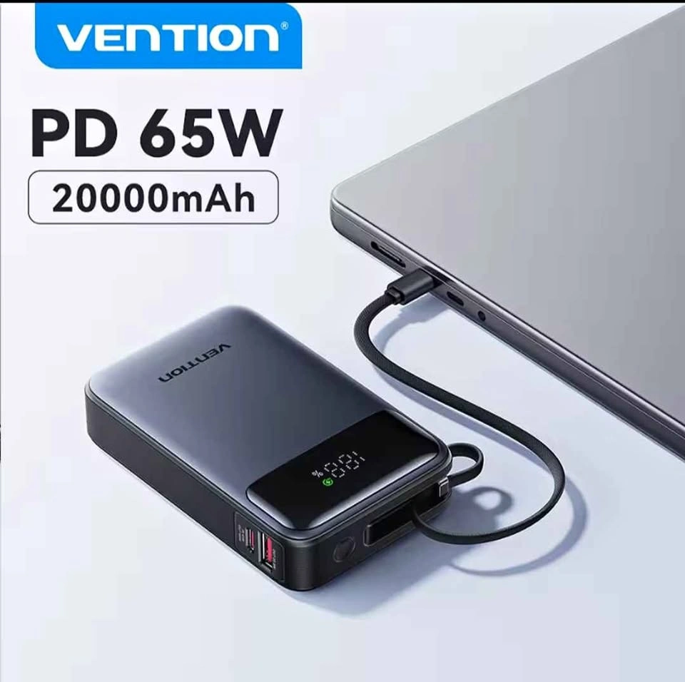 Vention 65W PD 20000mAh Power Bank