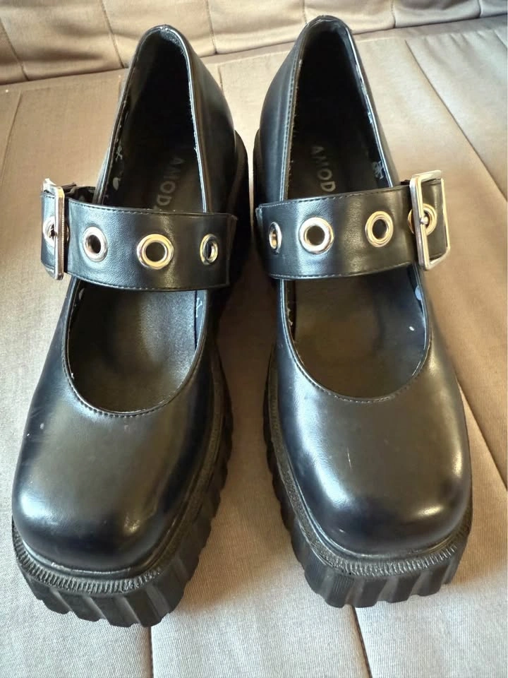 LAMODA CHUNKY PLATFORM CREEPER SHOES - Size US 8-9 - photo 3