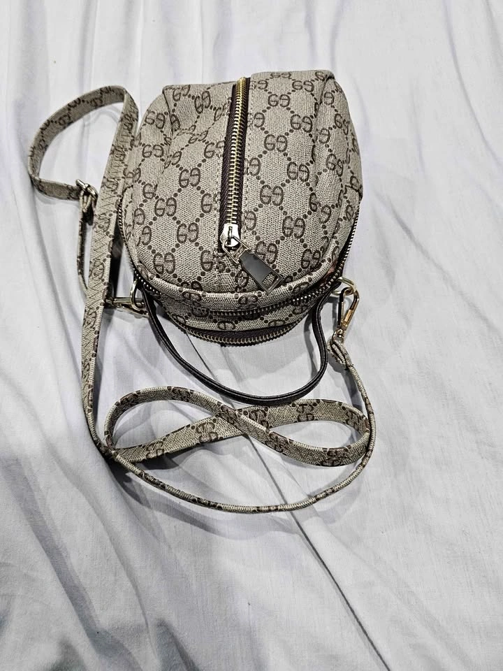 Monogram Mini Backpack Crossbody Bag