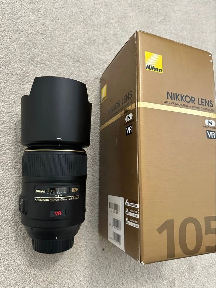 Nikon AF-S Micro Nikkor 105mm f/2.8G ED VR Lens