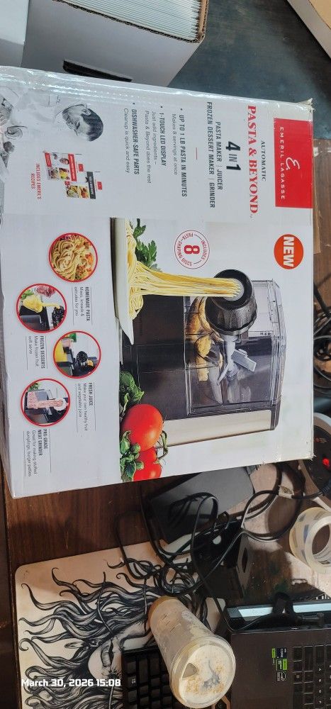 Emeril Lagasse Pasta & Beyond Automatic Pasta Maker – NEW