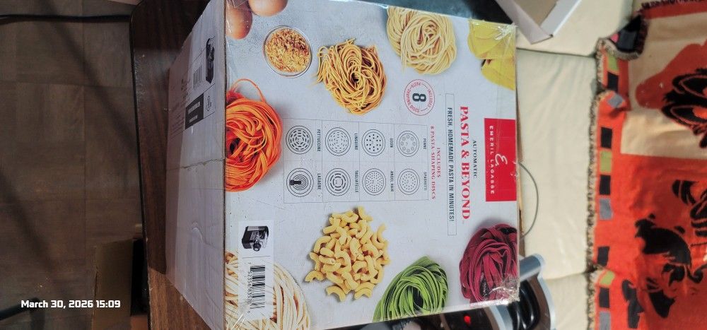 Emeril Lagasse Pasta & Beyond Automatic Pasta Maker – NEW - photo 4