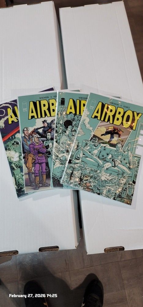 Airboy #1–4 Complete Set (2015) – Image Comics