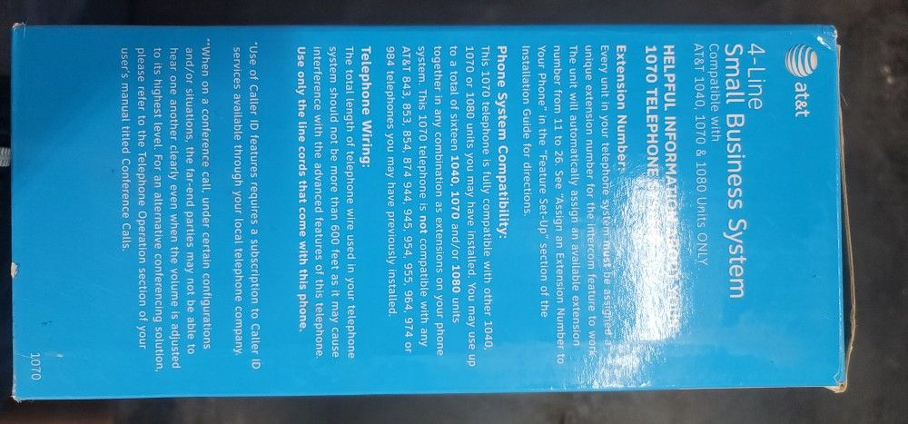 AT&T 1070 4-Line Business System Phone - photo 5