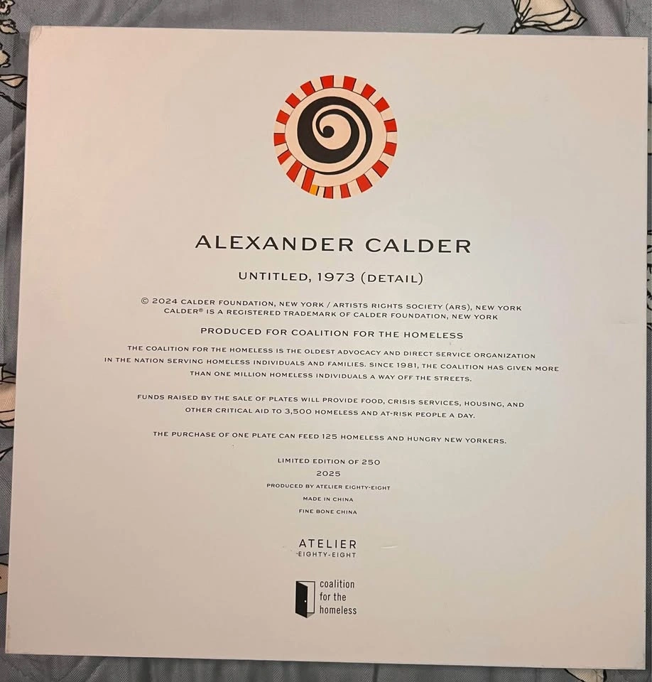 Alexander Calder Untitled 1973 Plate - photo 2