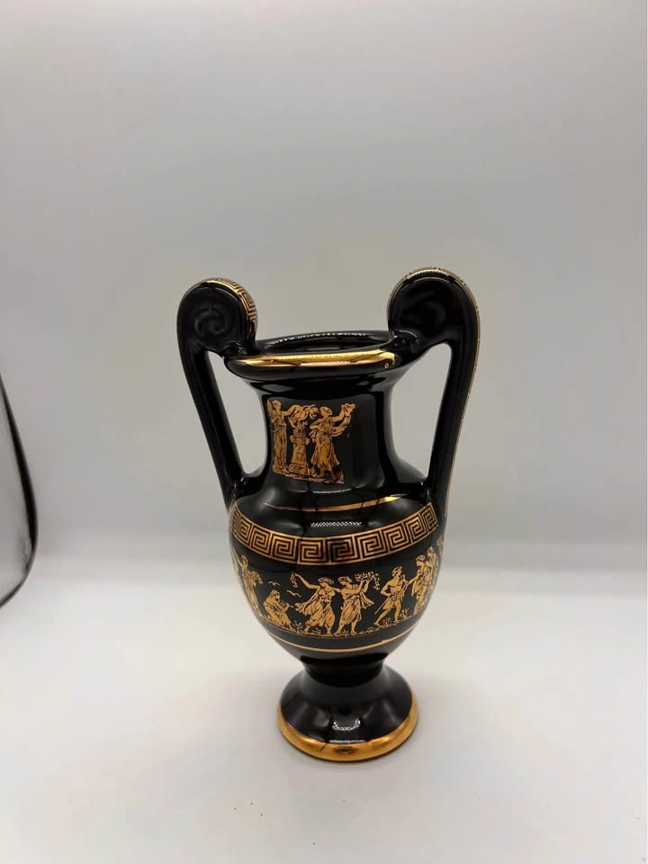 Vintage Greek 24k Gold Plated Black 8 pieces - photo 3