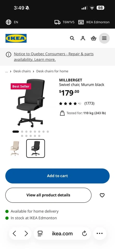 Office Chair IKEA - photo 2