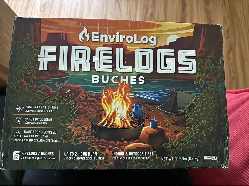 EnviroLog Fire Logs – Unopened (6 Pack)