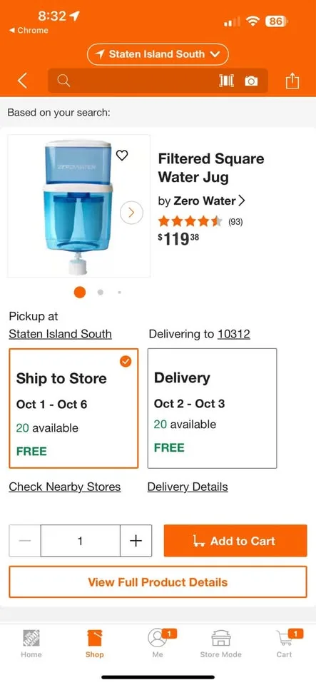 Avalon Water Cooler w/ ZeroWater Filtered Top Loading Jug image indicator(2)