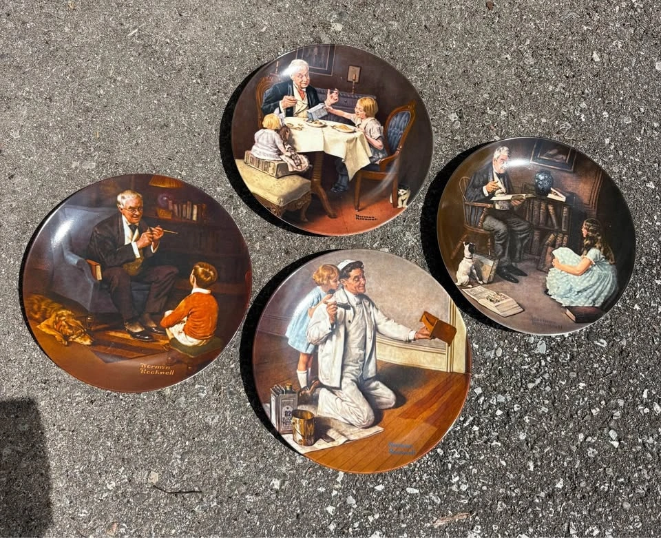 Decorative antique collector plates (LOT) - photo 3