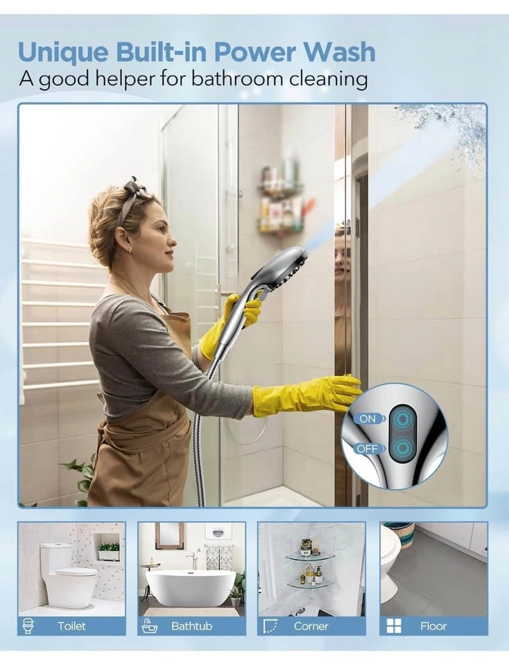 MakeFit Dual Shower Head System – 10 Spray Settings - photo 4