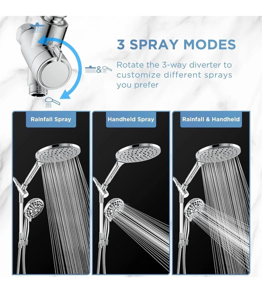 MakeFit Dual Shower Head System – 10 Spray Settings - photo 5