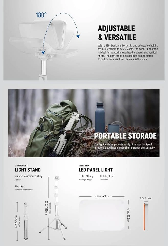 NEEWER BP66 Basics LED Video Light Kit (2-Pack) - photo 4