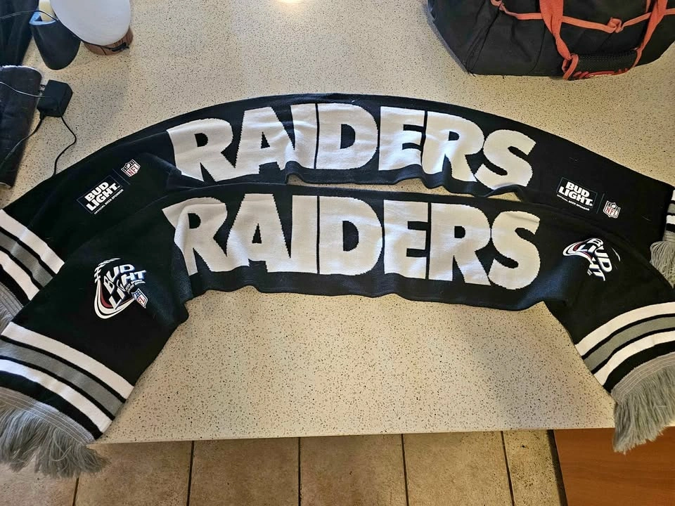 Bud Light Las Vegas Raiders NFL Scarves