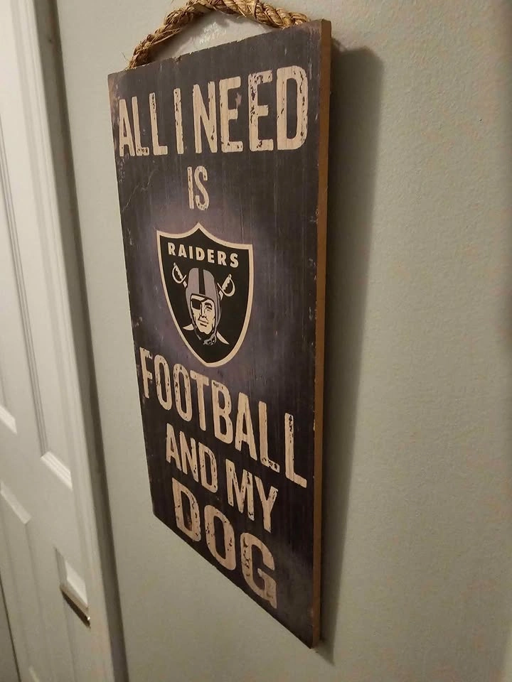 NFL Las Vegas Raiders Wooden Wall Sign - photo 2