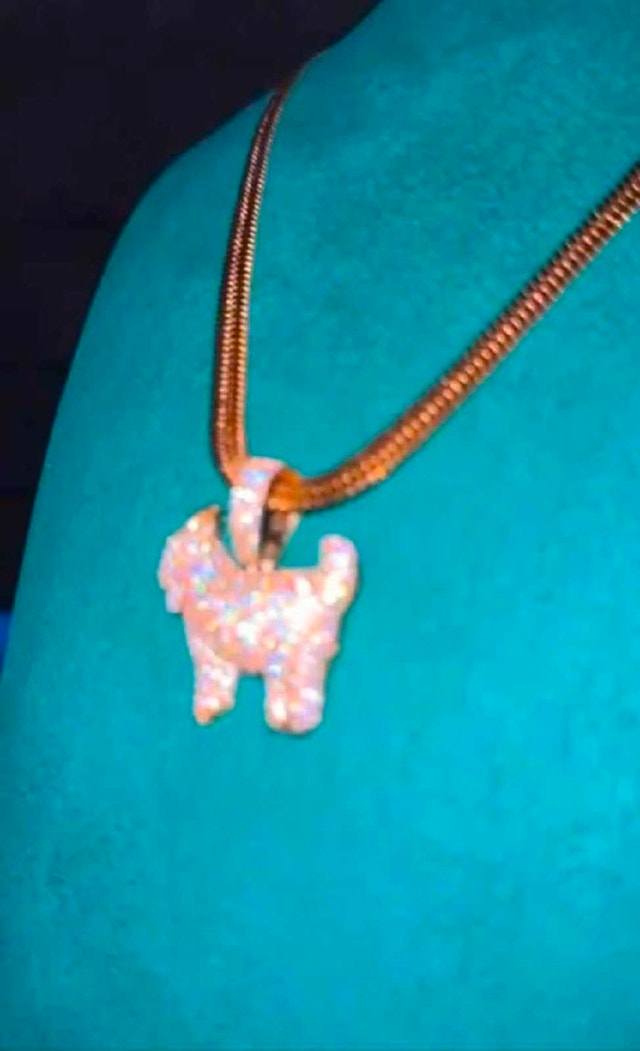 Goat Pendant + 5mm Luxury Chain - photo 3