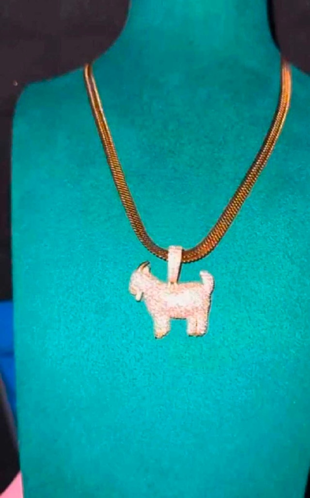 Goat Pendant + 5mm Luxury Chain - photo 4